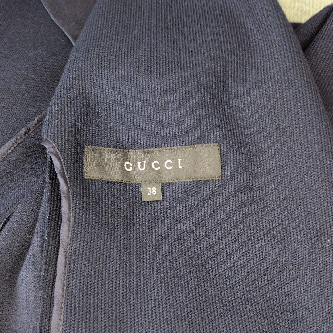GUCCI ネイビー テーラードジャケット　namumama