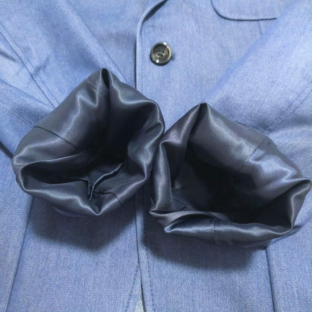 【極美品】ヒューゴボス・ジャケット・デニム・ストレッチ・インディゴブルー2XL～