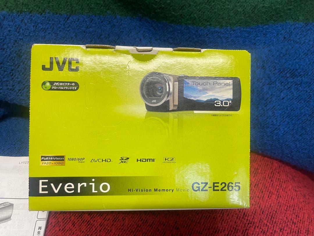JVC EverioハイビジョンメモリームービーGZ-Ｅ265 ビデオカメラ