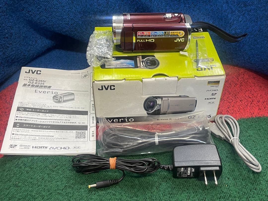 JVC EverioハイビジョンメモリームービーGZ-Ｅ265 ビデオカメラ