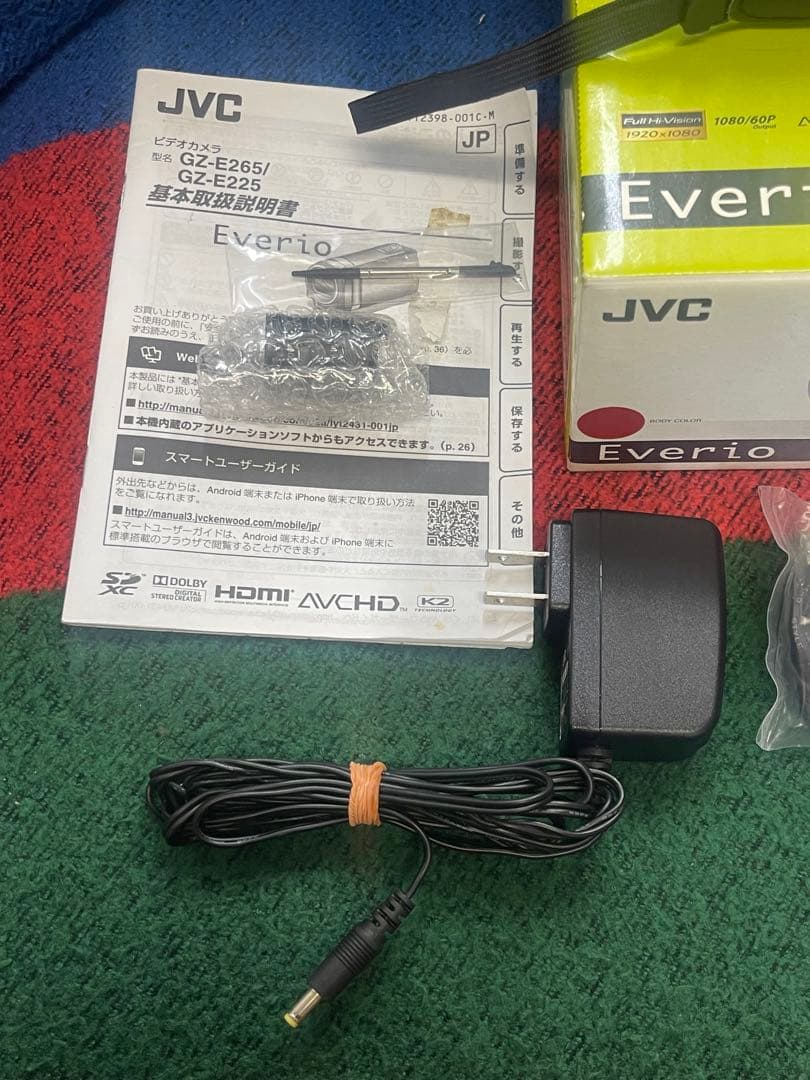 JVC EverioハイビジョンメモリームービーGZ-Ｅ265 ビデオカメラ