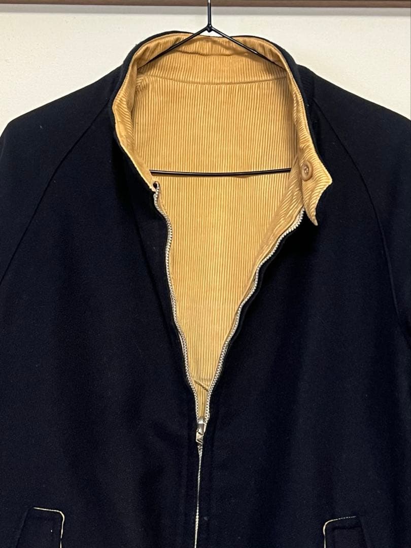 80s AUTHENTIC IMPORTS リバーシブル　ハリントンジャケット