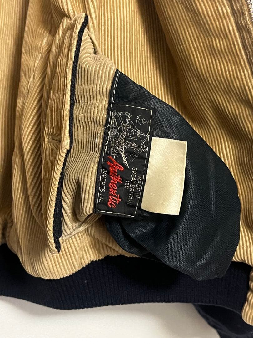80s AUTHENTIC IMPORTS リバーシブル　ハリントンジャケット