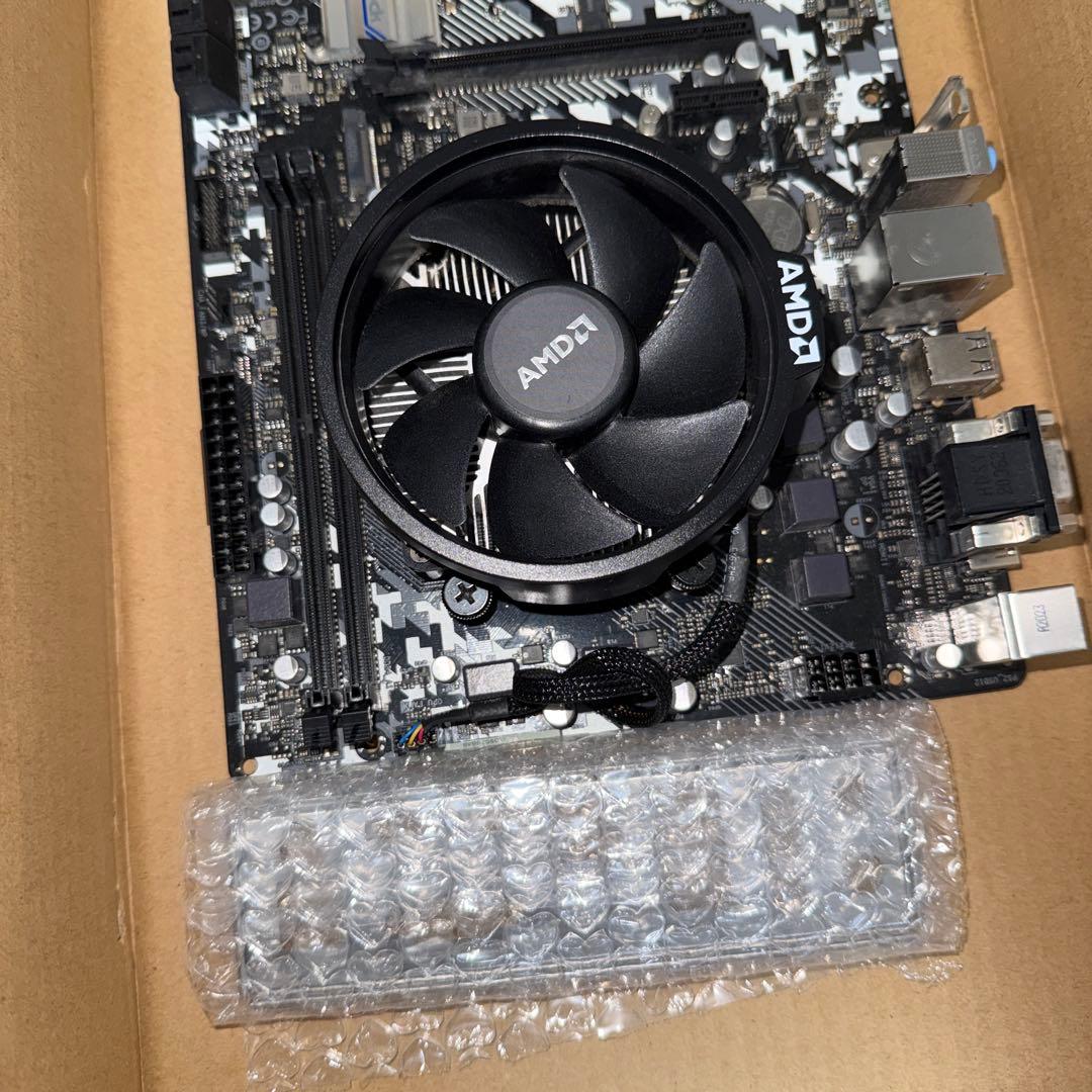 マザーボードASRock A520MTW、AMD Ryzen5 PRO4650G