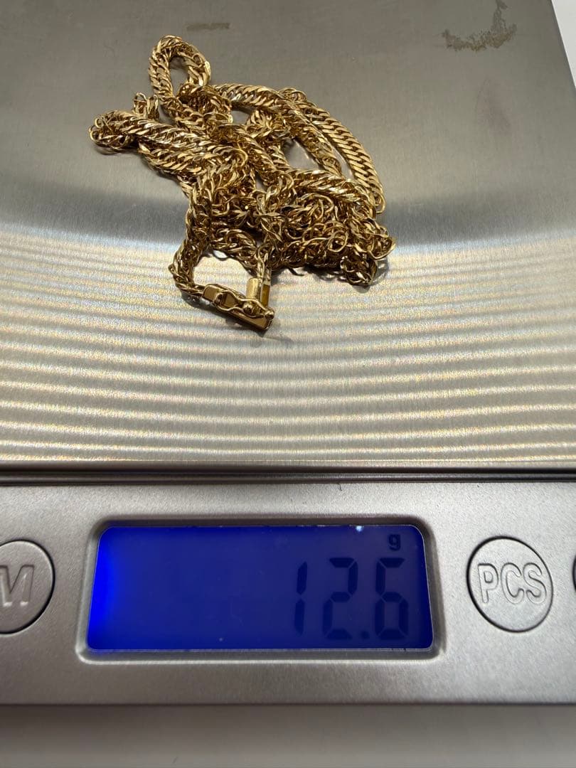 K18 喜平ネックレス8面トリプル 12.6g 50cm