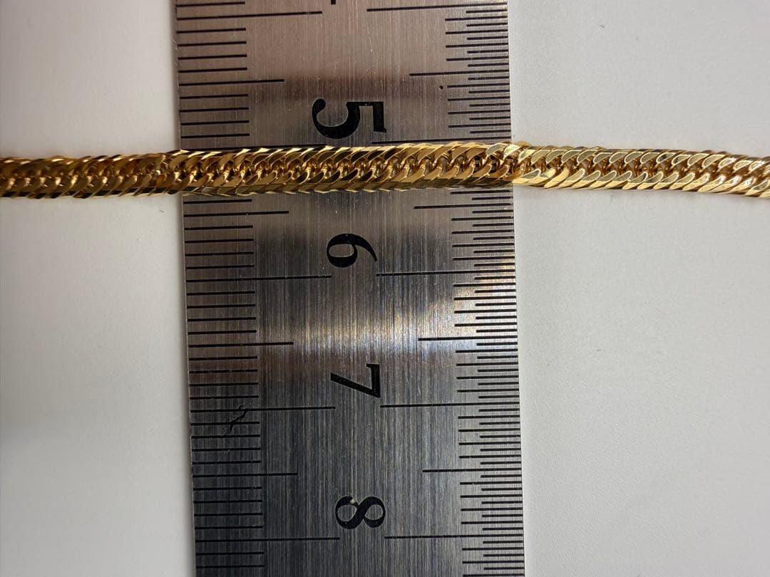 K18 喜平ネックレス8面トリプル 12.6g 50cm