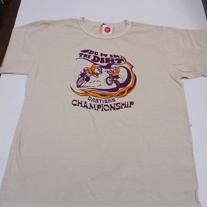 新品 ステュディオダルチザン USAコットンピグメントTシャツ XXL8163A