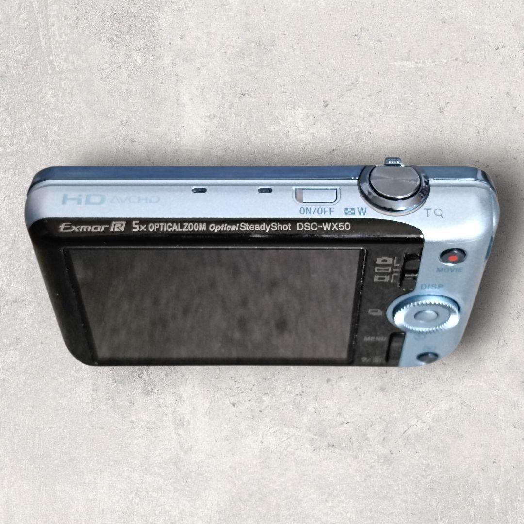 SONY Cyber-shot DSC-WX50 デジタルカメラ ブルー 付属品