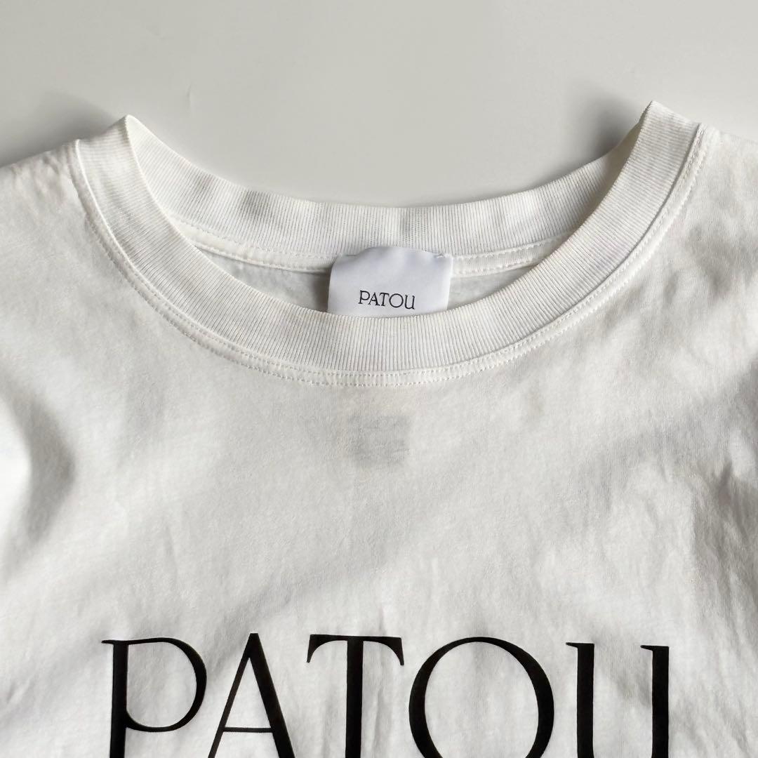 PATOU パトゥ ロゴプリント Tシャツ 半袖　ホワイト 白　サイズ XS
