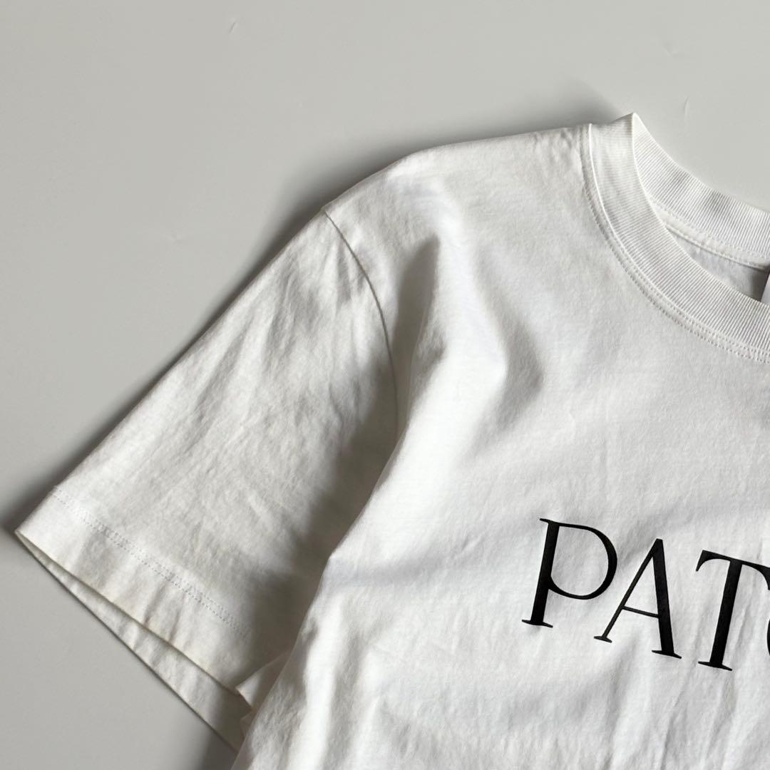 PATOU パトゥ ロゴプリント Tシャツ 半袖　ホワイト 白　サイズ XS