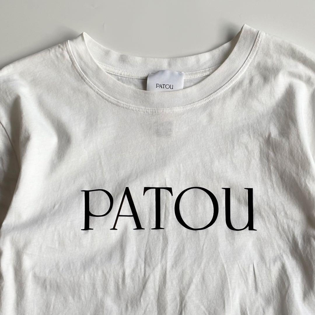 PATOU パトゥ ロゴプリント Tシャツ 半袖　ホワイト 白　サイズ XS