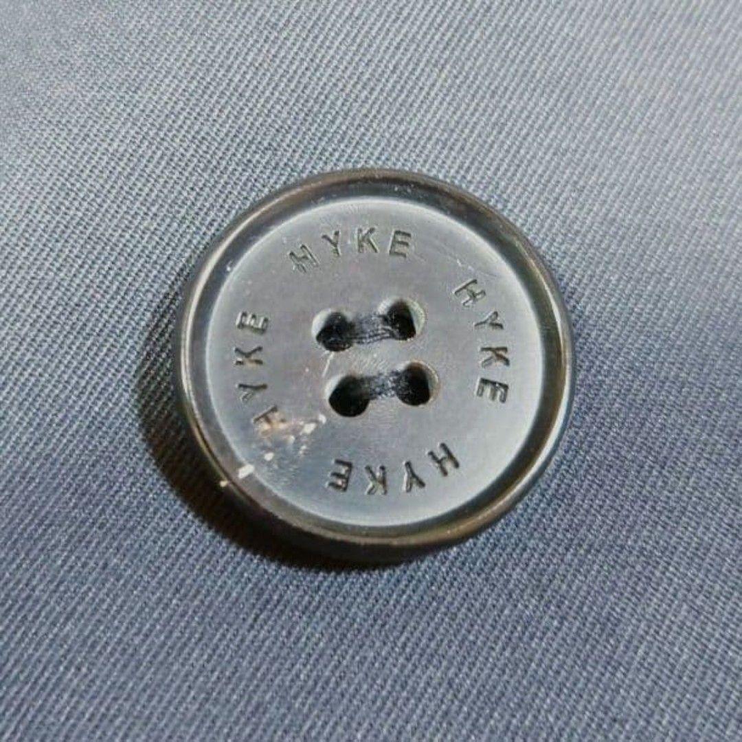 HYKE 【美品】 ライナー付き トレンチコート ハイク ブラック 腰ベルト