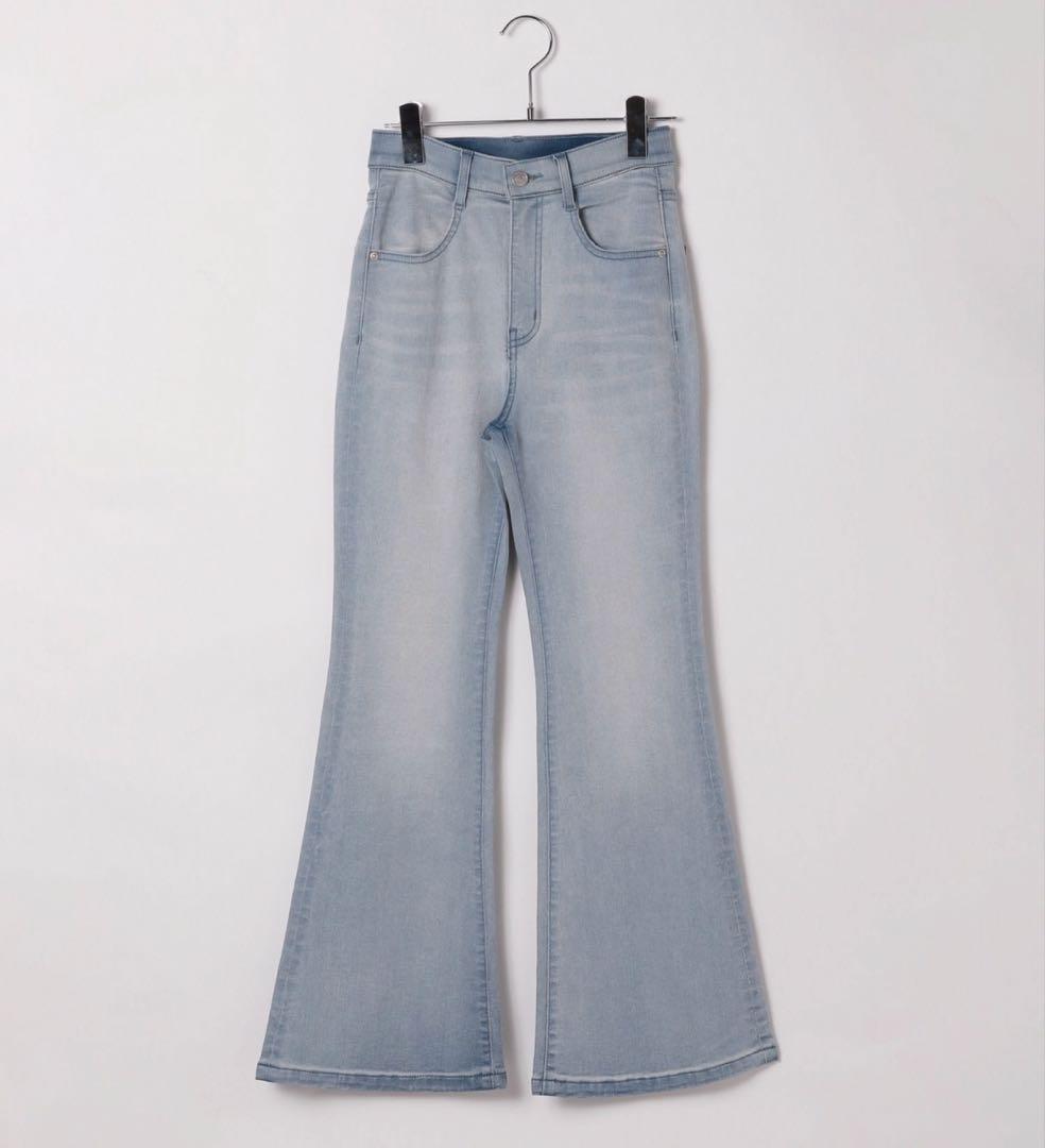 ヘザー 試着のみ 美品 HeatherISKOフレアデニムパンツ　575793
