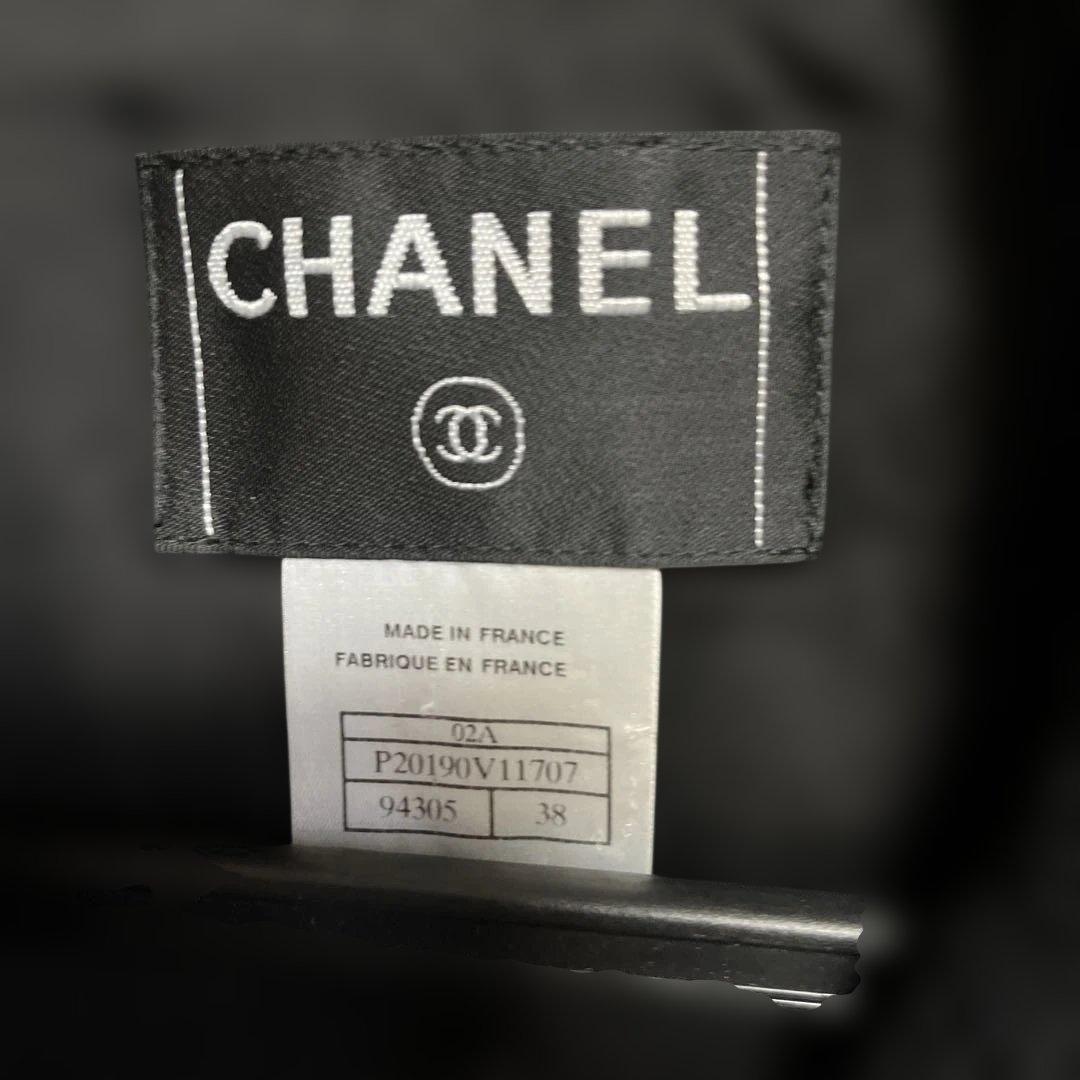 CHANEL テーラードジャケット ブラック 38