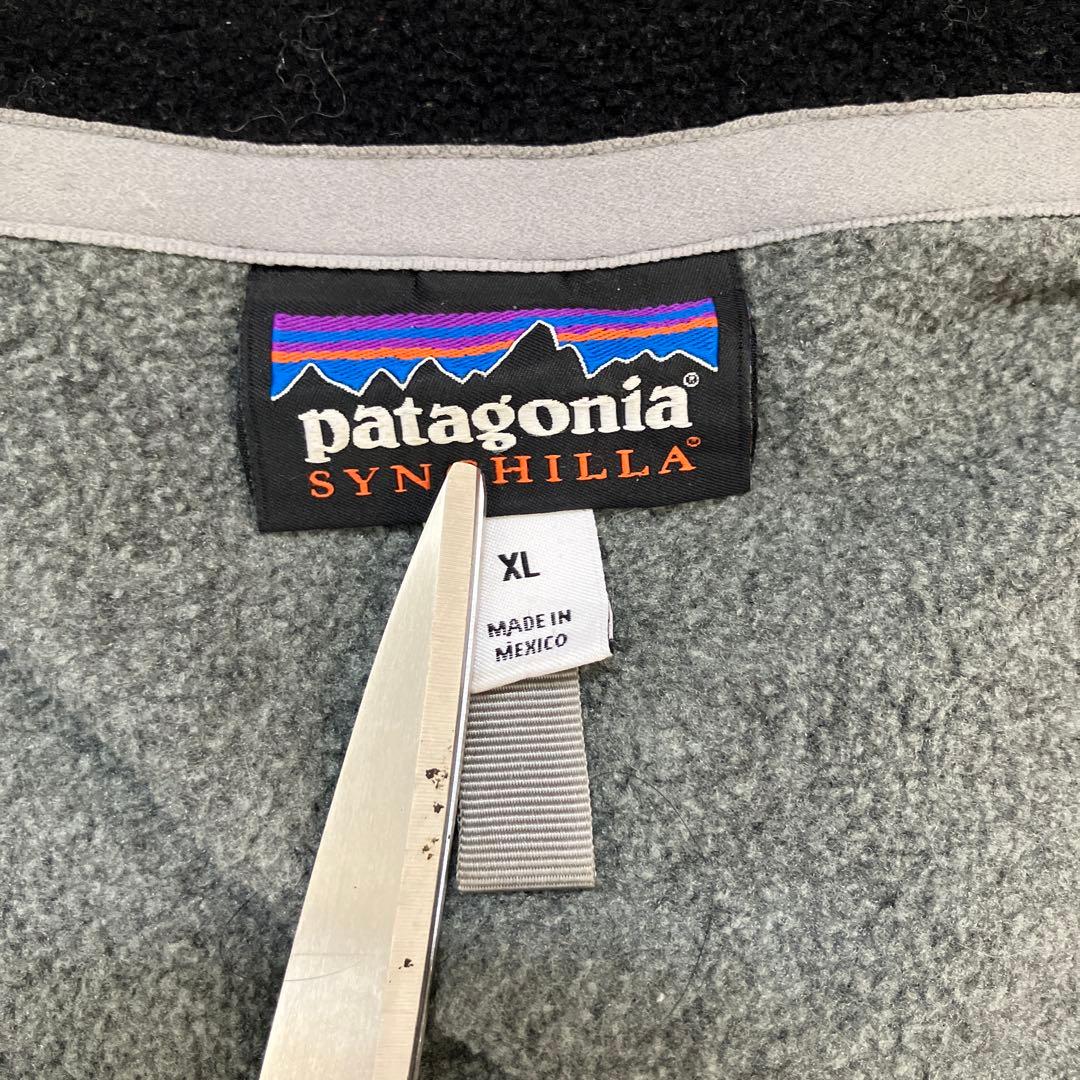 【人気XLサイズ】Patagonia シンチラ フリース ベスト グレー
