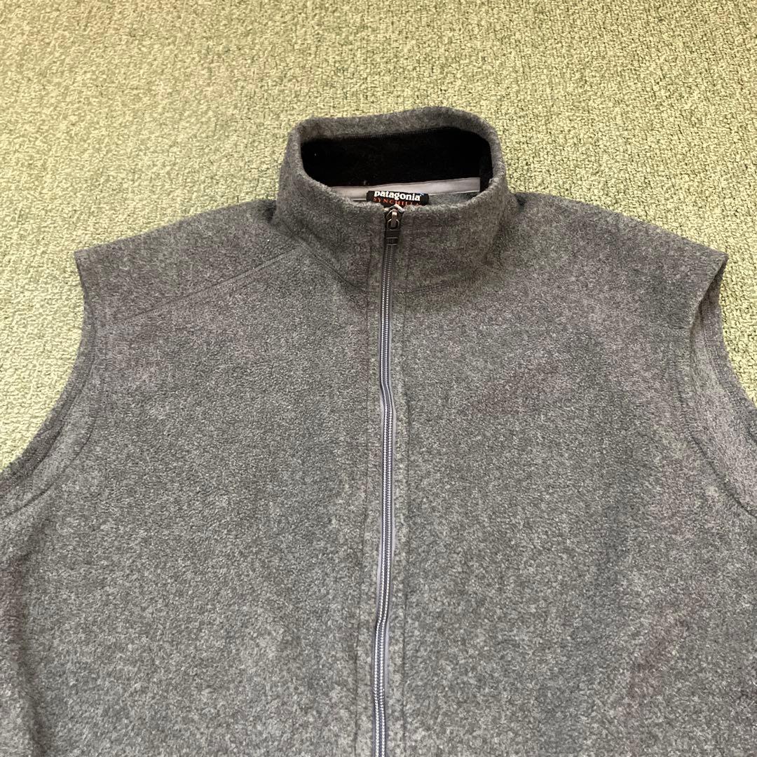 【人気XLサイズ】Patagonia シンチラ フリース ベスト グレー