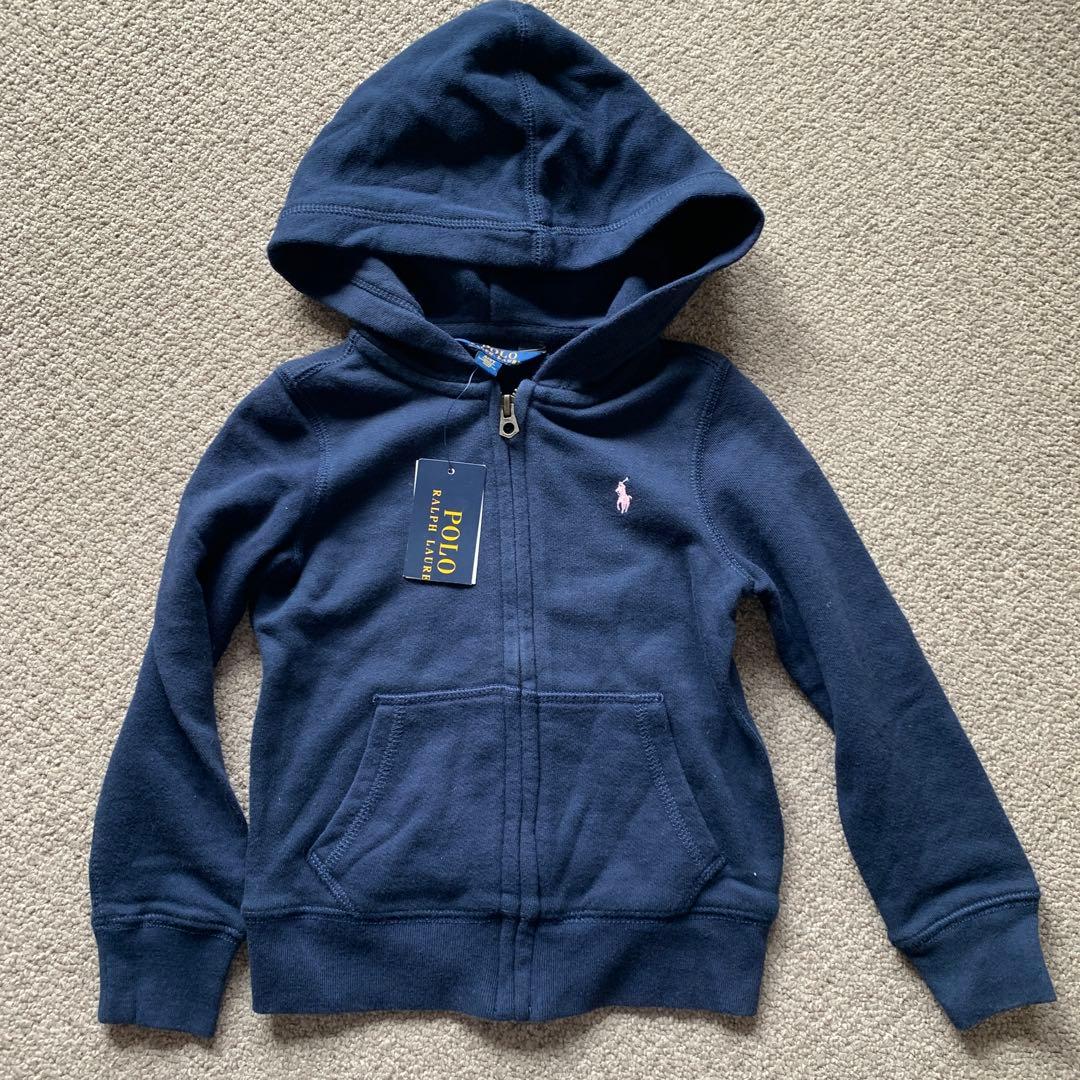 【新品】Polo Ralph Lauren フード付きスエット セットアップ4T