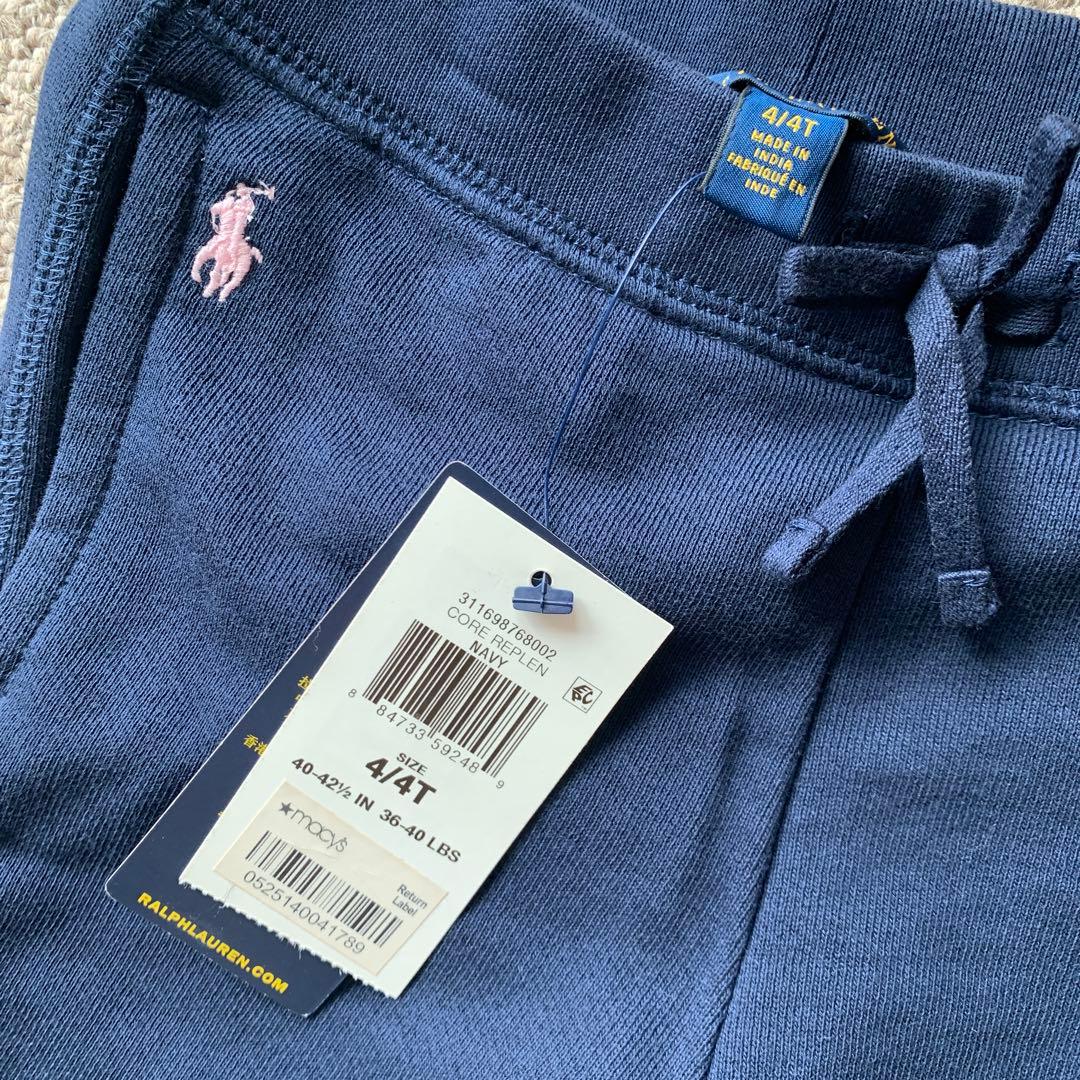 【新品】Polo Ralph Lauren フード付きスエット セットアップ4T