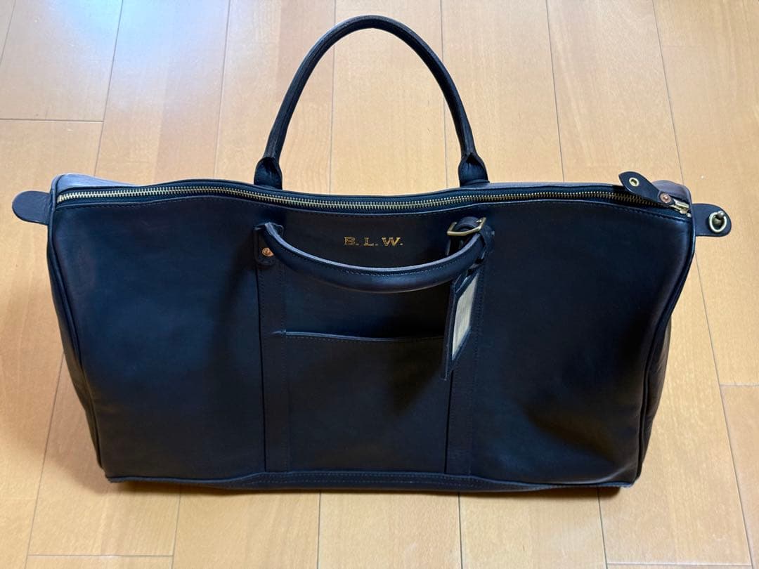 バッグ VASCO LEATHER TRAVEL BOSTON BAG