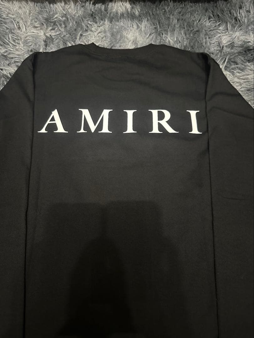AMIRI ブラック ロングTシャツ Lサイズ