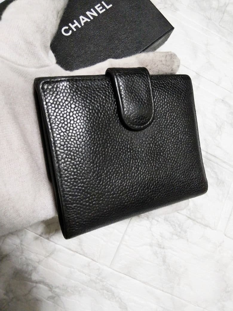 【美品】シャネル キャビア ココマーク 財布