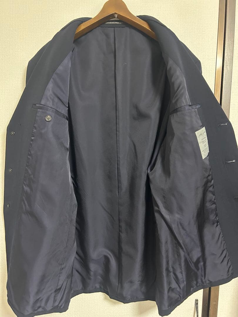 Yohji Yamamoto POUR HOMME 3Bジャケット ネイビー