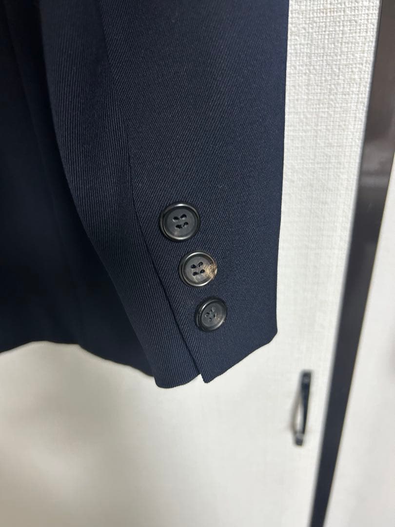 Yohji Yamamoto POUR HOMME 3Bジャケット ネイビー