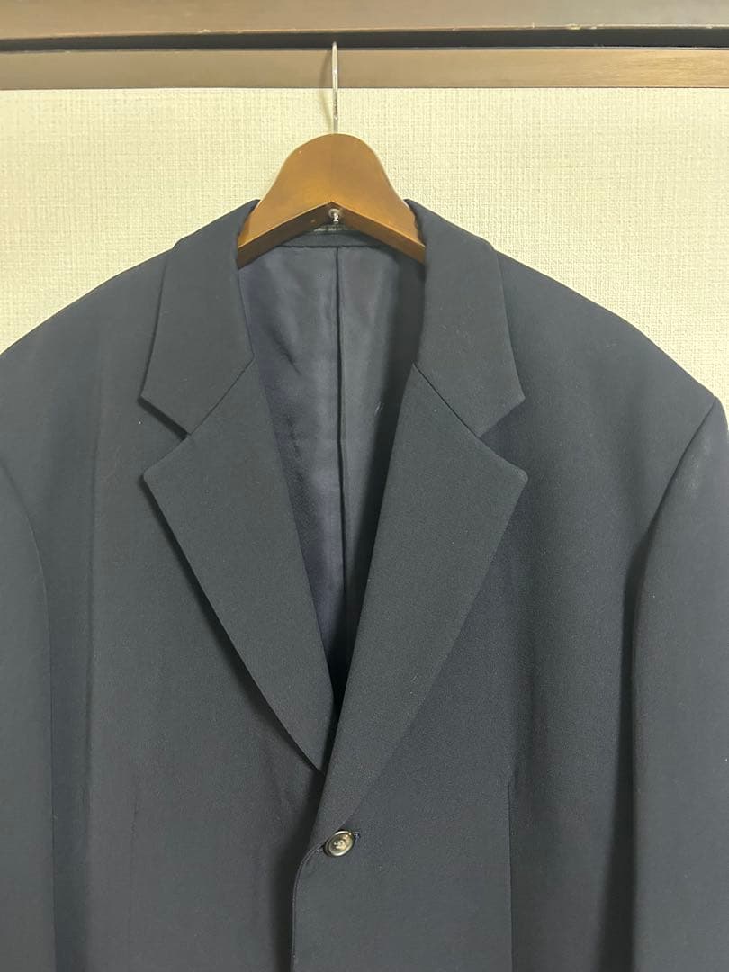 Yohji Yamamoto POUR HOMME 3Bジャケット ネイビー