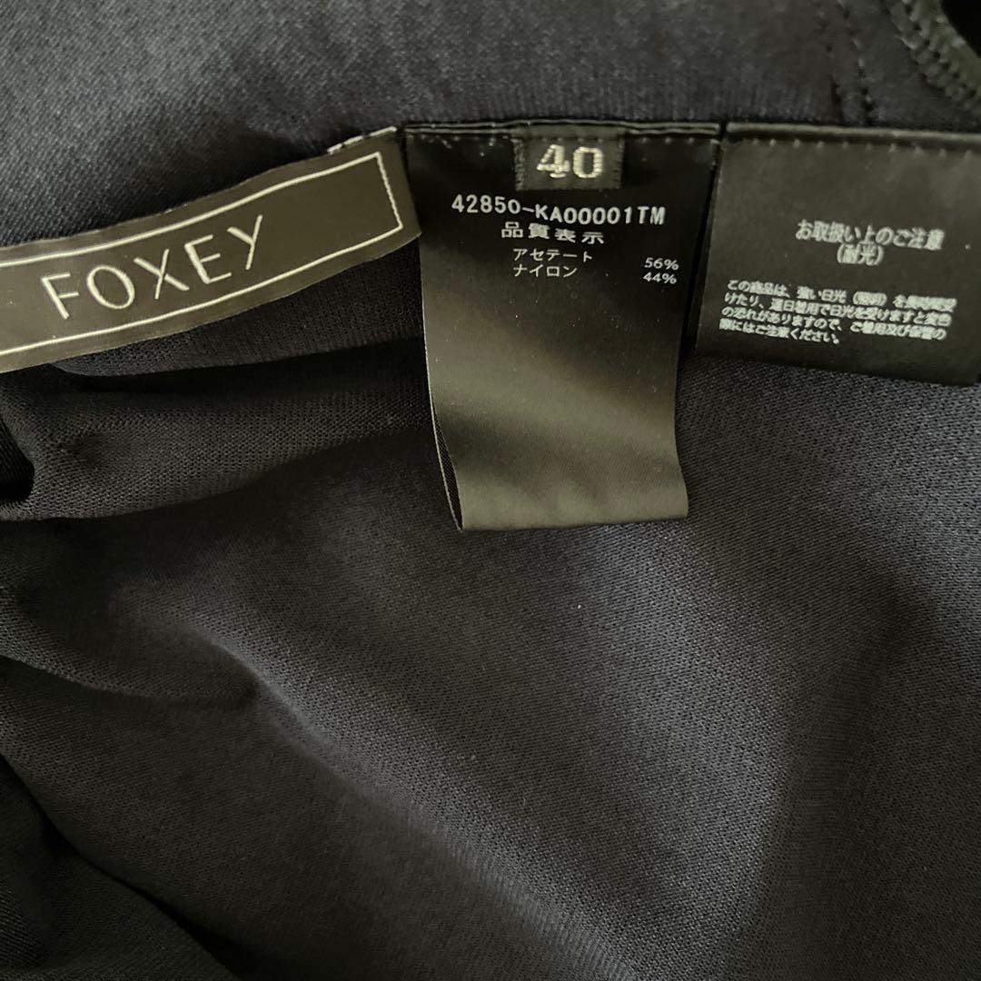 フォクシー✨ネイビー ノースリーブワンピースボレロ 極美品！✨