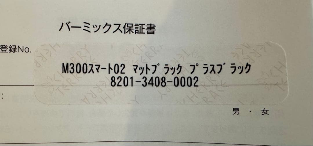 ■購入金額39050円 バーミックス M300 マットブラック
