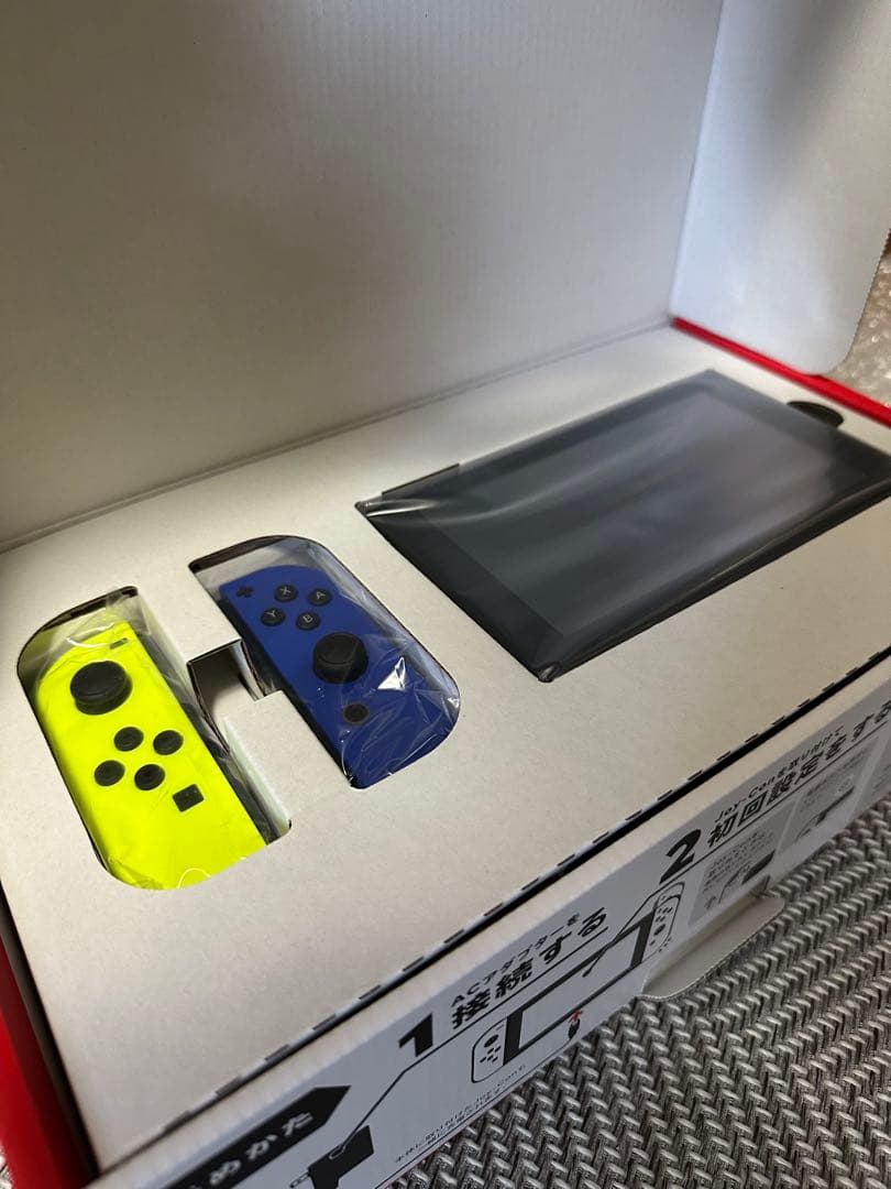 【新品未使用】Nintendo Switch 本体 ネオンイエロー/ブルー