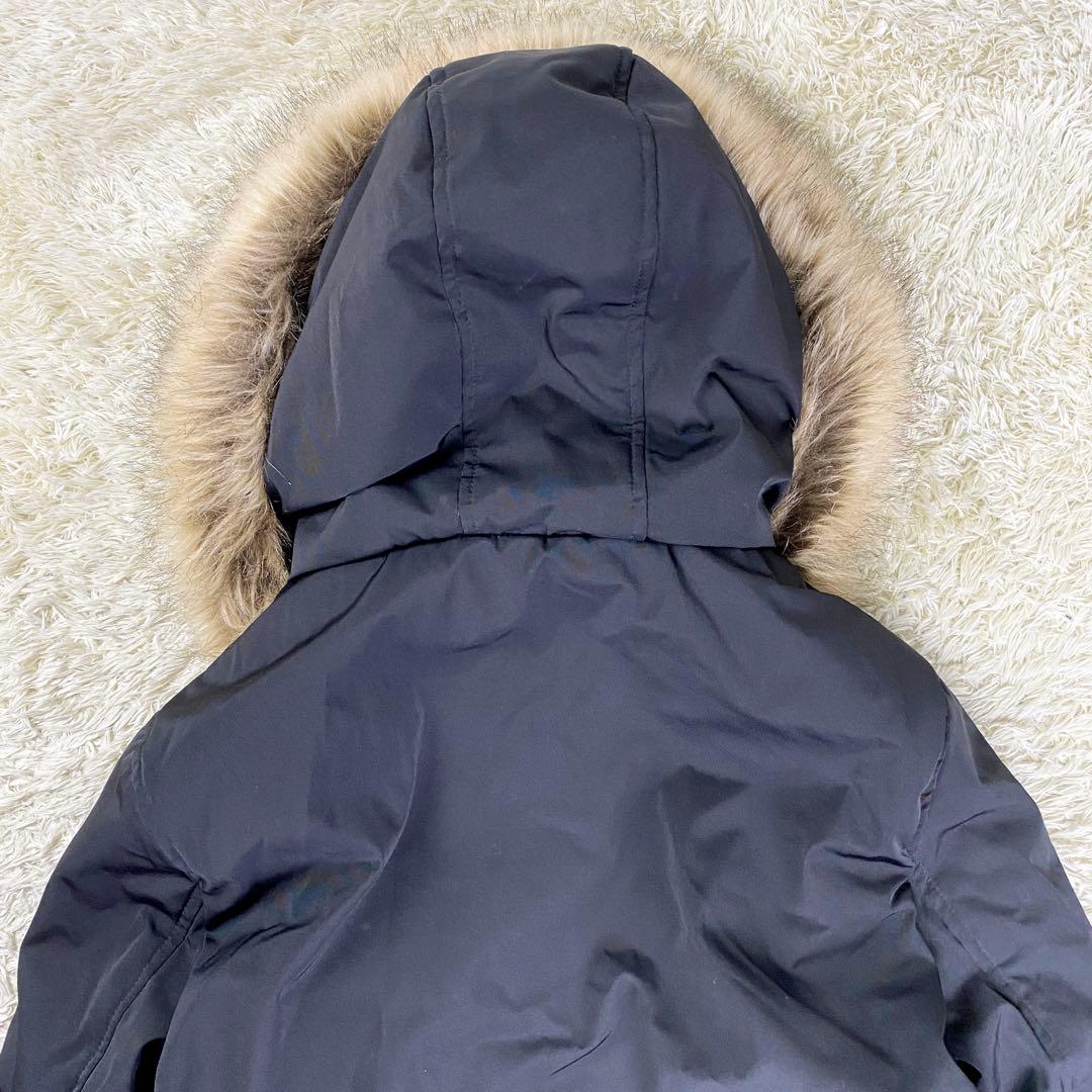 【美品】ZARA trf 2way中綿モッズコート ファー ボア L ブラック