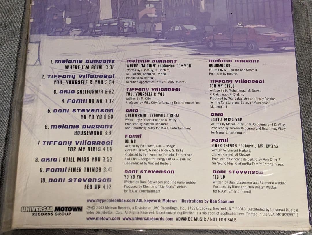 洋楽 giRl 5 motown sampler