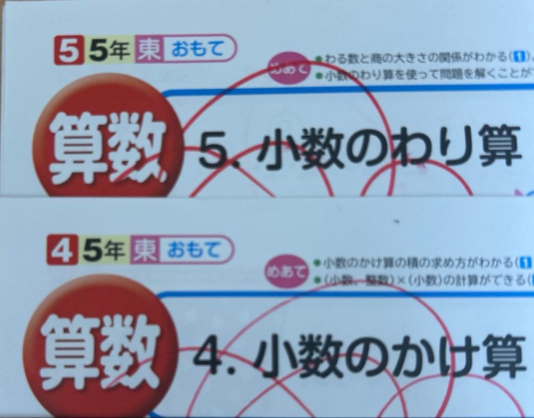 【2025年度　最新版】カラーテスト　算数　小5 教育同人社　教育出版