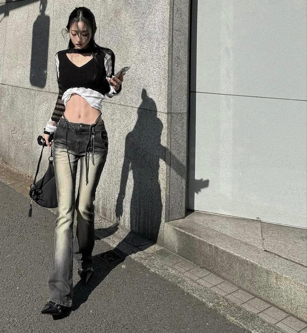 パンツ melt the lady theredthread denim19