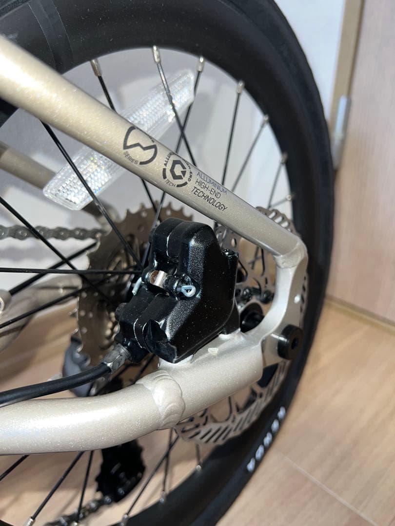 競速アルミ合金 Brompton同系 16インチ 折りたたみ自転車