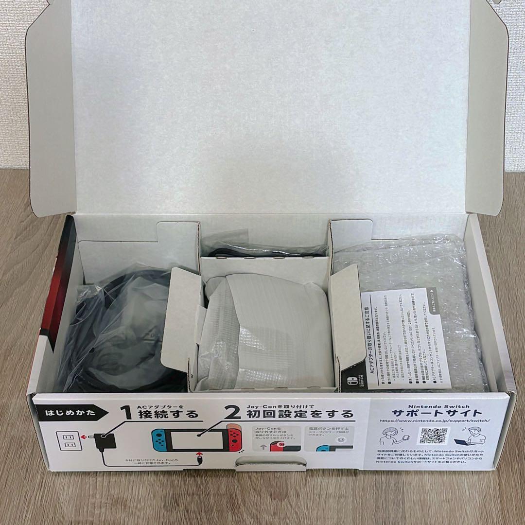 【美品・付属品完備】Nintendo Switch 本体 赤/青 動作確認済