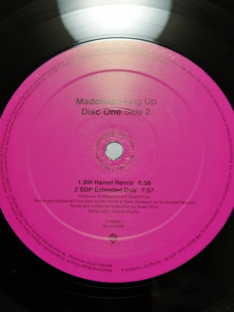 【 US 2枚組 12\"】MADONNA HUNG UP