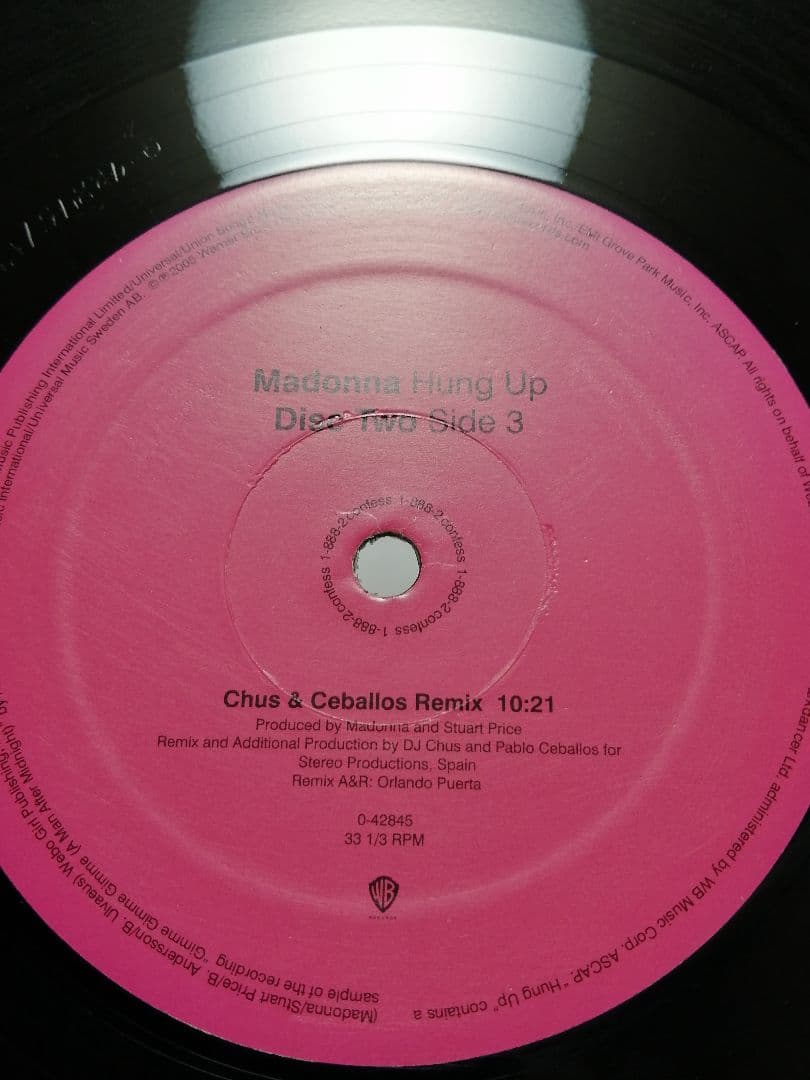 【 US 2枚組 12\"】MADONNA HUNG UP