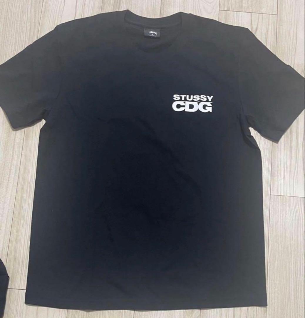 stussy CDGコラボTシャツ