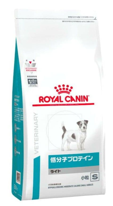 ロイヤルカナン　低分子プロテイン　ライト　小粒S ドライ　1kg/2袋　犬用