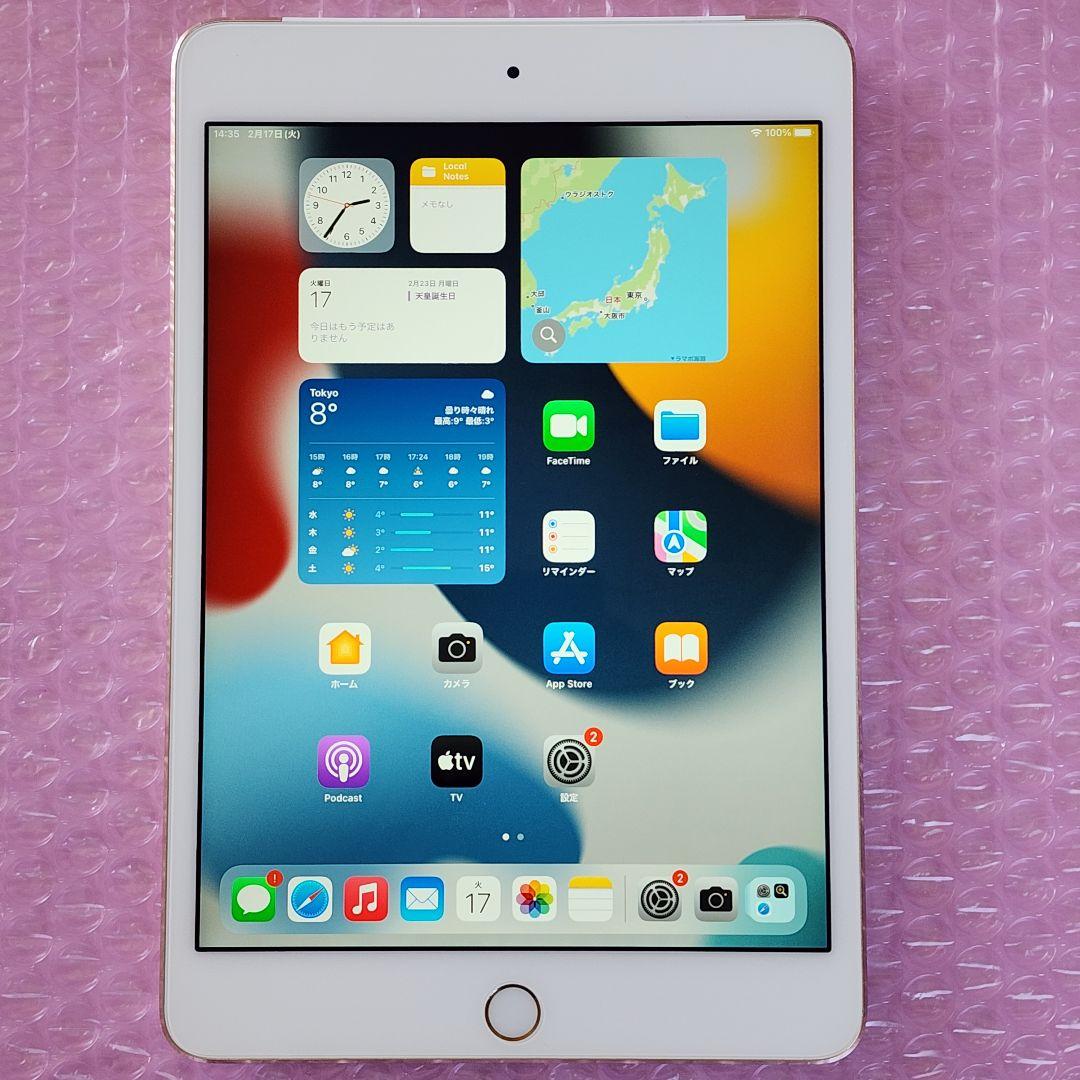 超美品　iPad mini 第4世代　バッテリー良好　64GB　SIMフリー