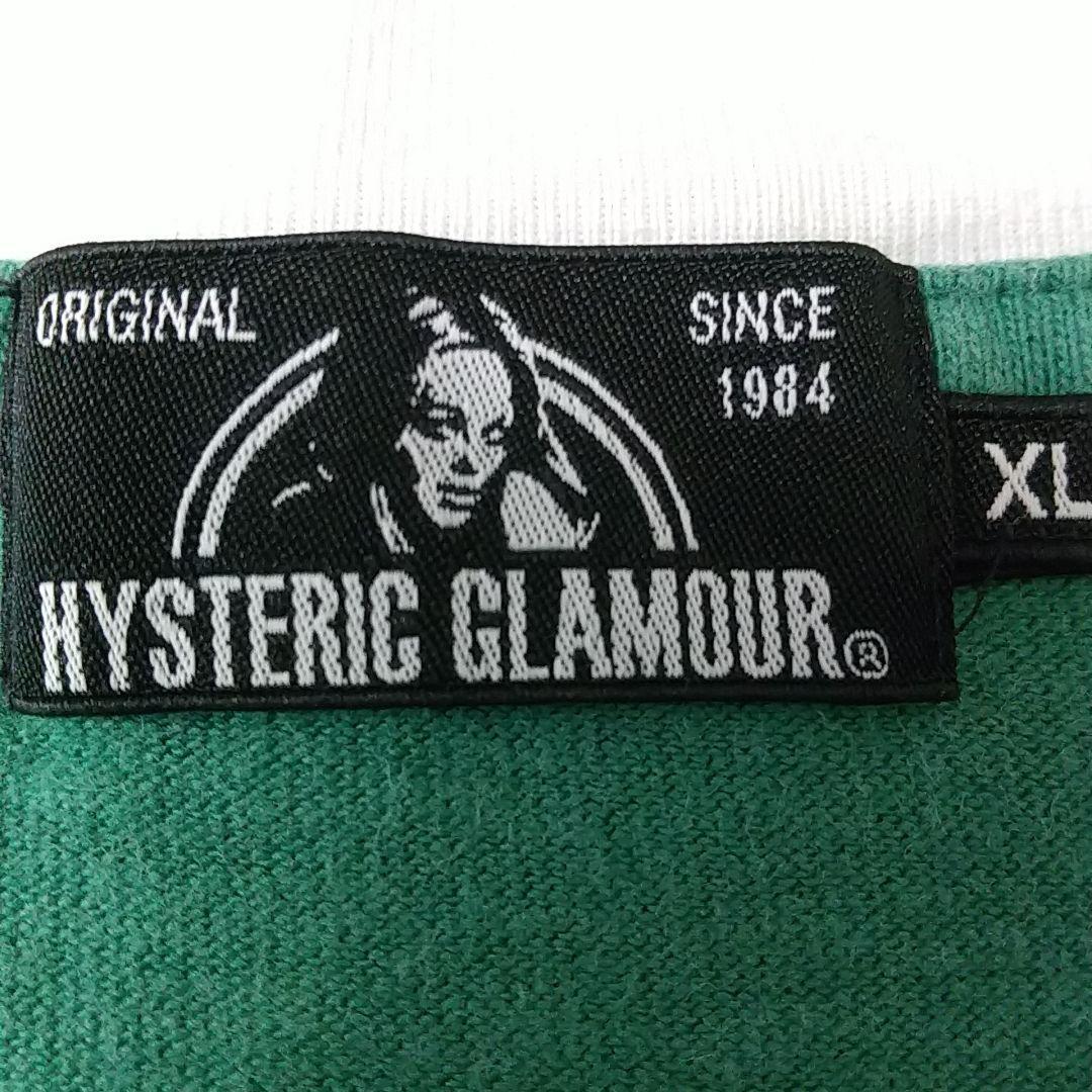 希少サイズ☆ヒステリックグラマー ヒスガール アーチロゴ リンガーＴ Tシャツ