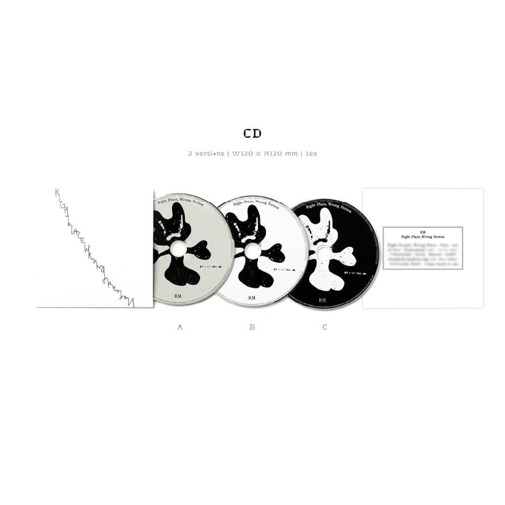 BTS  RM ナムジュン  CD 最新 セカンド アルバム 3形態セット