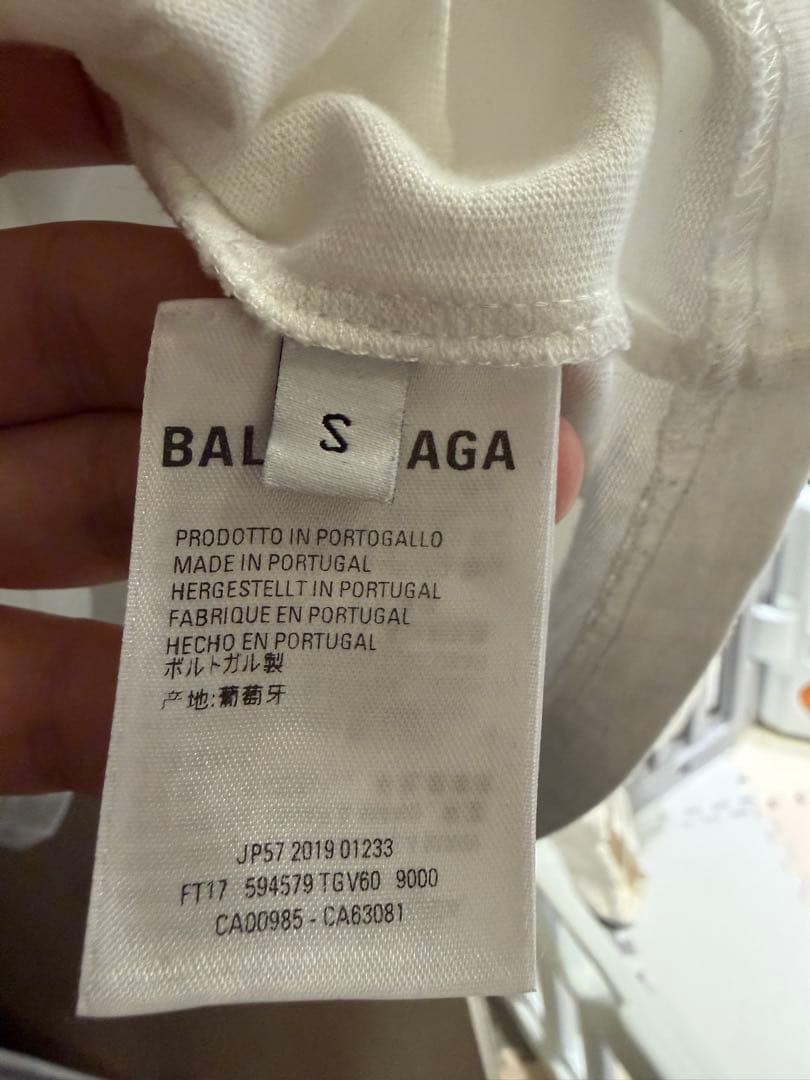 BALENCIAGA ホワイト Tシャツ Sサイズ