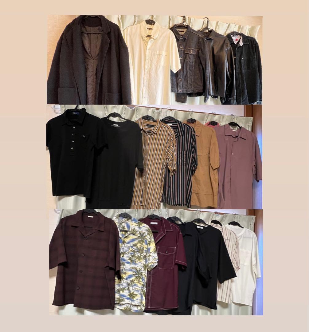 メンズ服まとめ売り 【58点‼️ブランド多数】　1着570円程(破格)