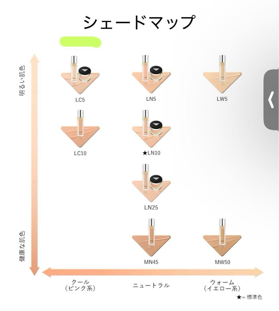 プラダビューティー　クッションファンデーション　LC5