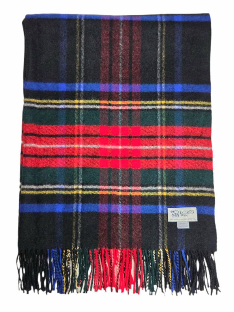 美品 Johnstons of Elgin カシミヤ100％ 大判ストール