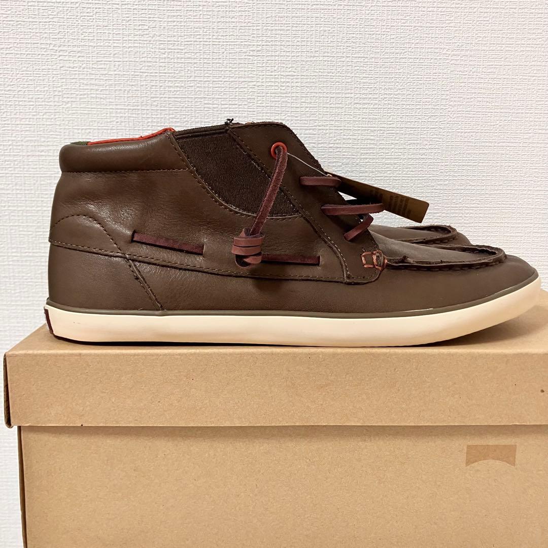 CAMPER カンペール RO ブラウン ミッドカット レースアップ　シューズ