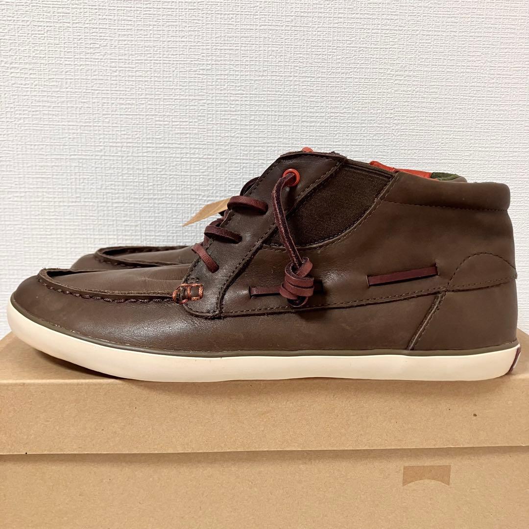 CAMPER カンペール RO ブラウン ミッドカット レースアップ　シューズ